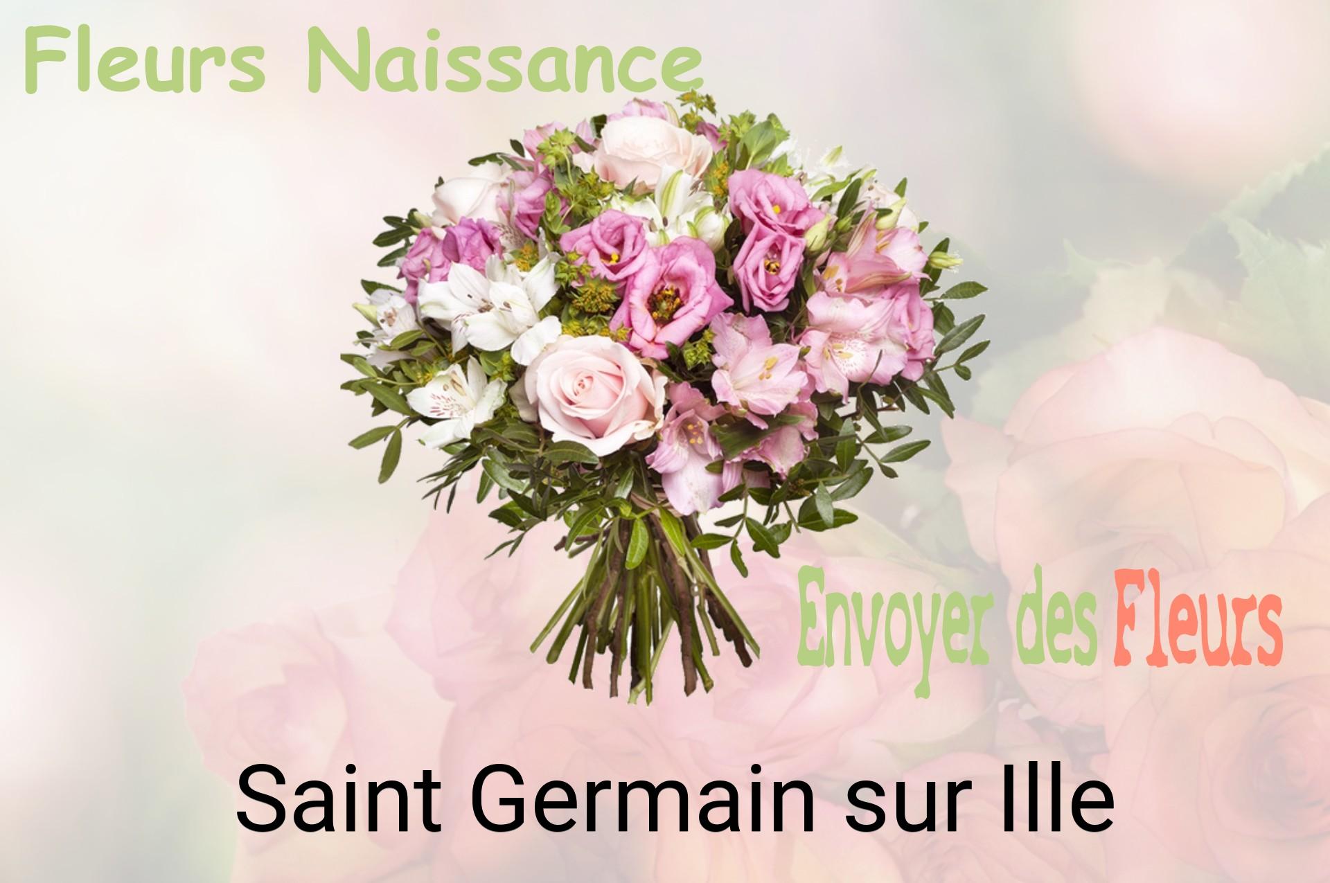Bouquet de fleurs de naissance livré à Saint-Germain-sur-Ille