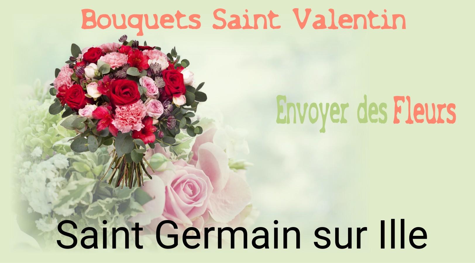Roses de Saint-Valentin livrées à Saint-Germain-sur-Ille